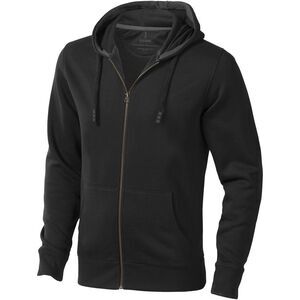 Elevate Mens Arora  Full Zip Sweater / Solid Black